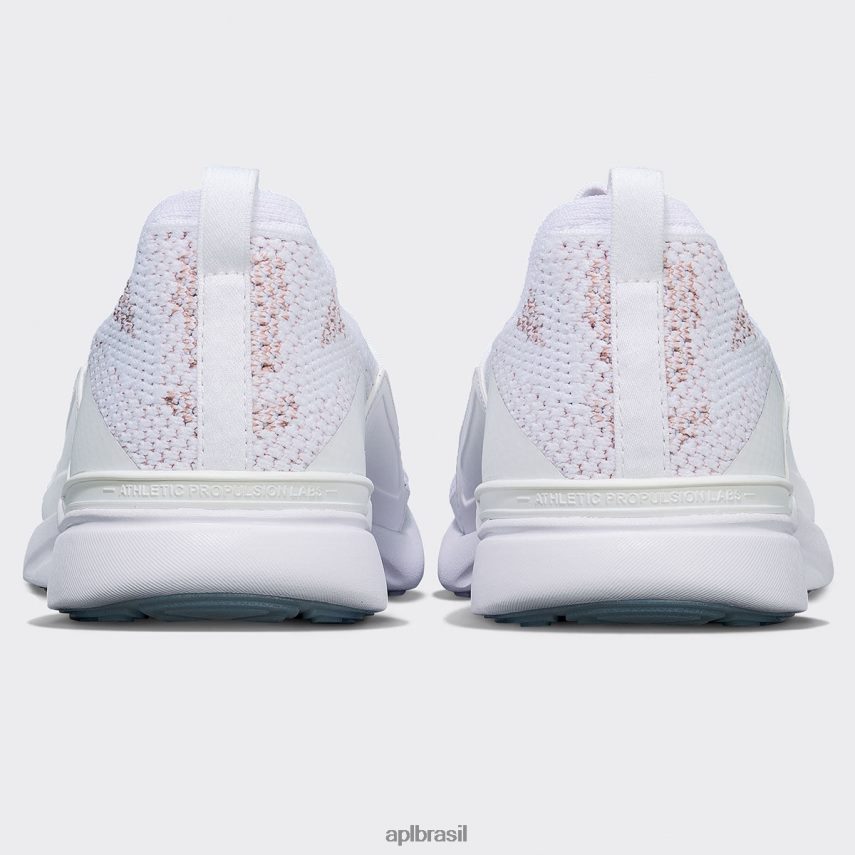 correndo APL felicidade tecnológica 27 branco/creme/madeira de praia mulheres PRHR24241