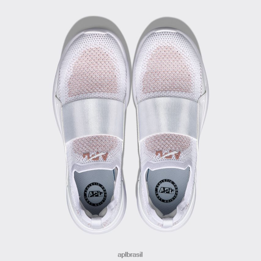 correndo APL felicidade tecnológica 27 branco/creme/madeira de praia mulheres PRHR24241