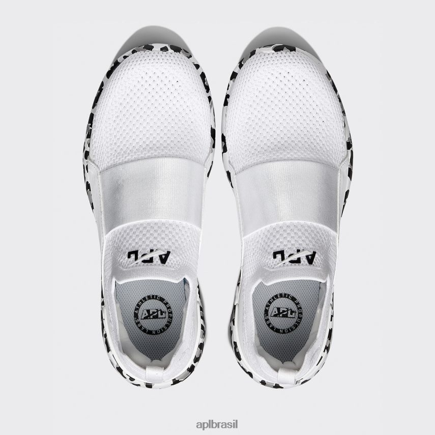 correndo APL felicidade tecnológica 27 branco/preto/leopardo mulheres PRHR24259