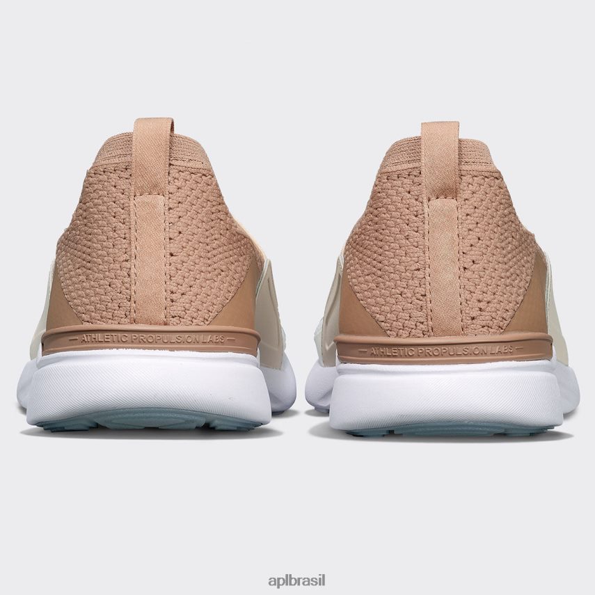 correndo APL felicidade tecnológica 27 caramelo/pergaminho/marfim mulheres PRHR24245