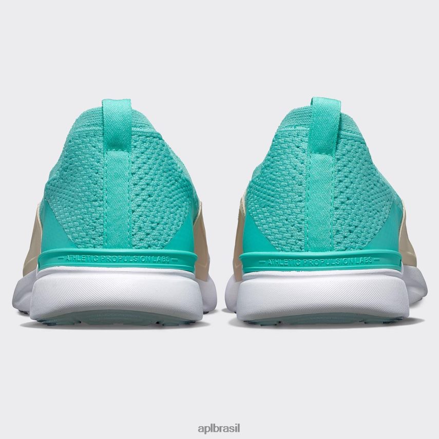 correndo APL felicidade tecnológica 27 menta/praia/branco mulheres PRHR24273
