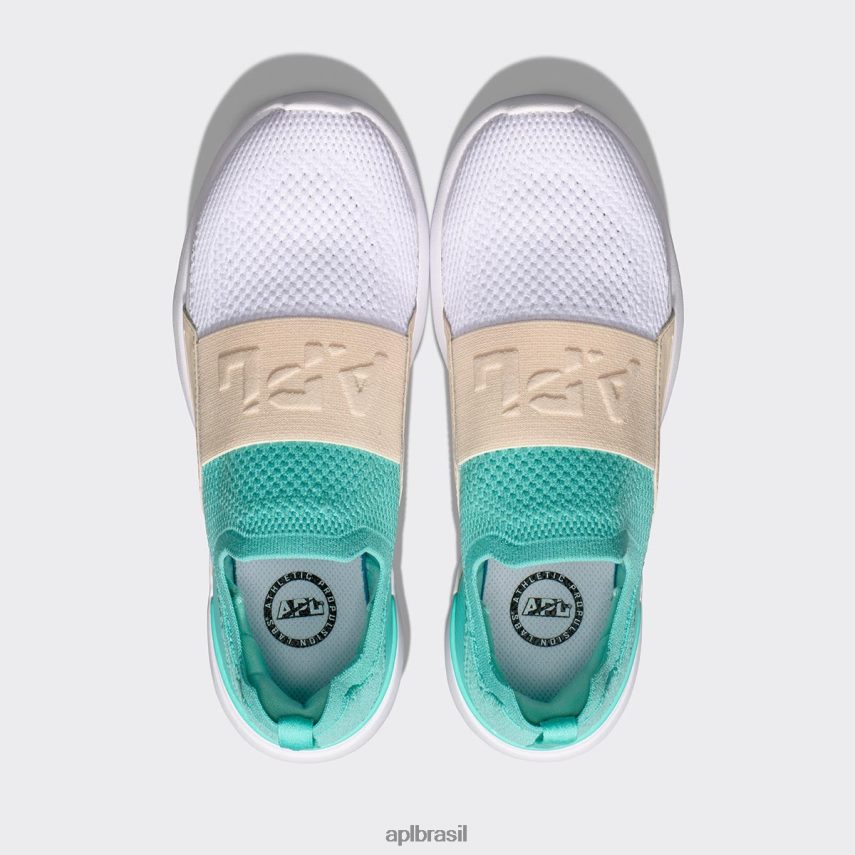 correndo APL felicidade tecnológica 27 menta/praia/branco mulheres PRHR24273