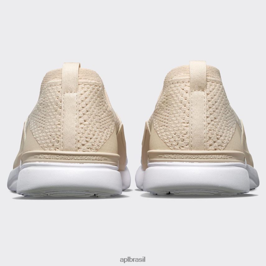 correndo APL felicidade tecnológica 27 praia/branco mulheres PRHR24272