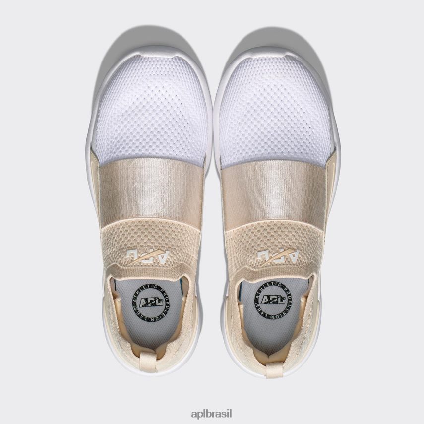 correndo APL felicidade tecnológica 27 praia/branco mulheres PRHR24272