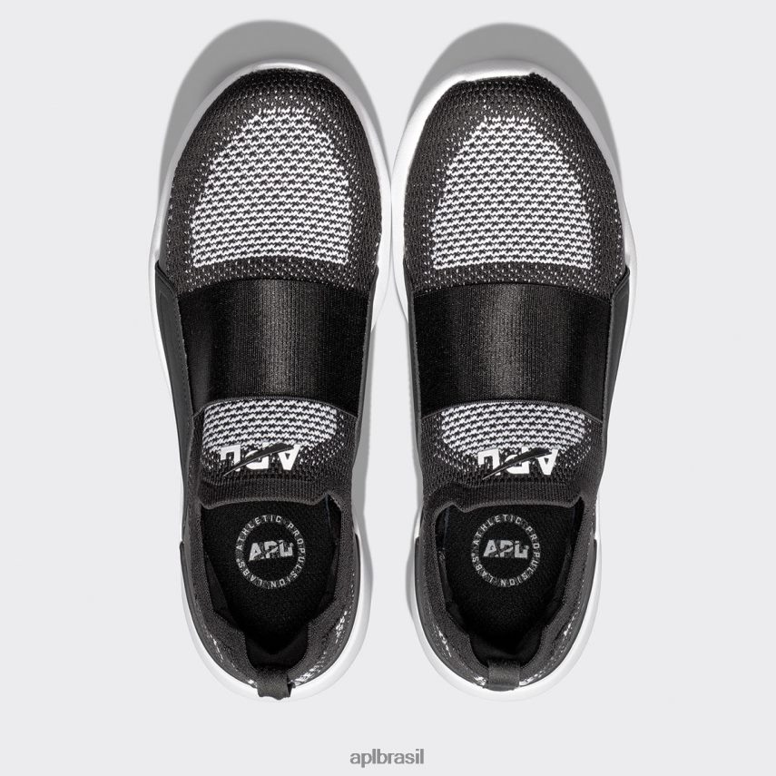 correndo APL felicidade tecnológica 28 felicidade techloom preto/branco mulheres PRHR24343