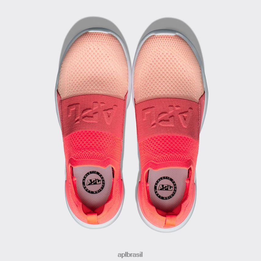 correndo APL felicidade tecnológica 28 laser vermelho/coral de fogo/pêssego desbotado mulheres PRHR24314