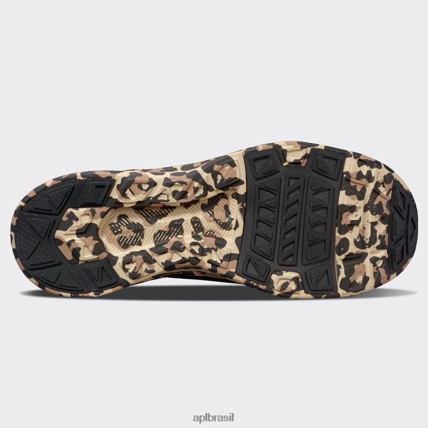 correndo APL felicidade tecnológica 30 chocolate/leopardo mulheres PRHR24403