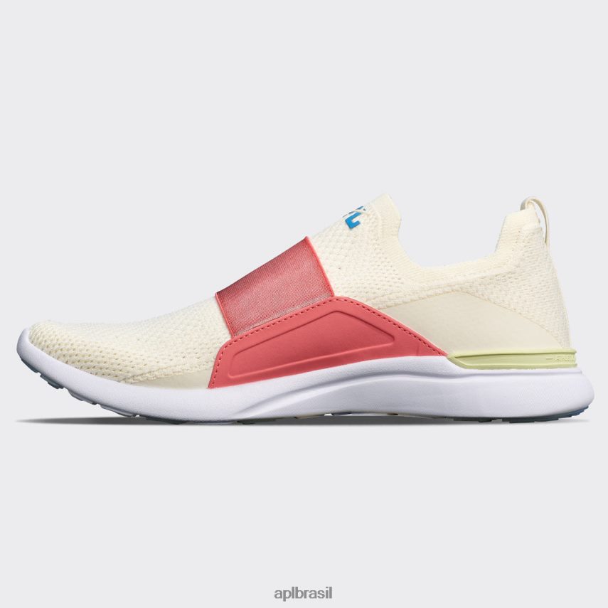 correndo APL felicidade tecnológica 30 intocada/coral de fogo/azul costeiro mulheres PRHR24423