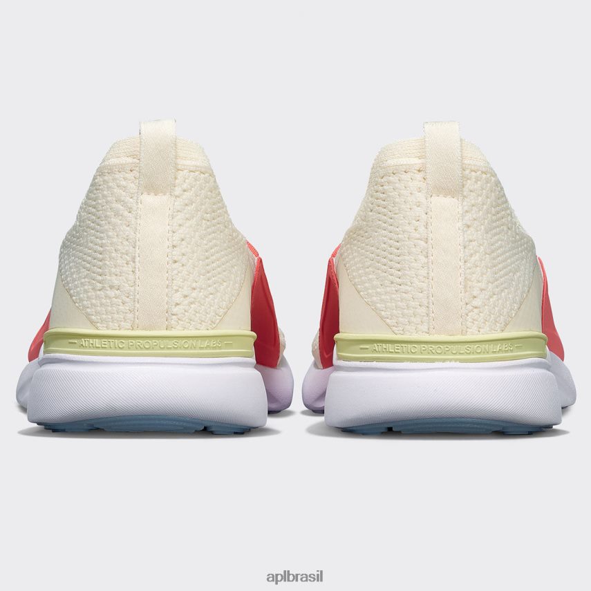 correndo APL felicidade tecnológica 30 intocada/coral de fogo/azul costeiro mulheres PRHR24423