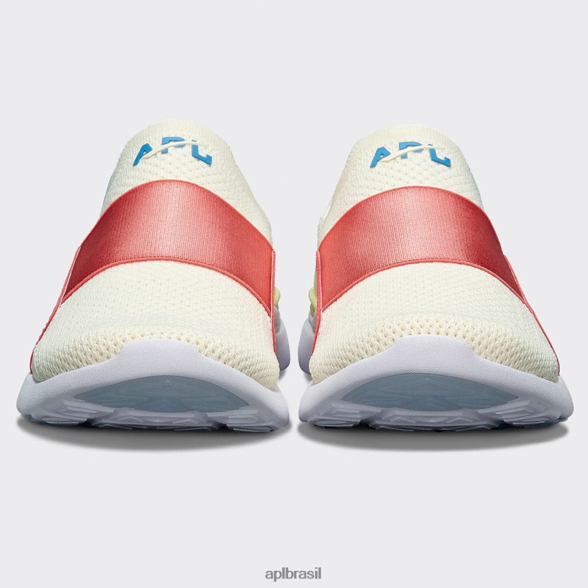 correndo APL felicidade tecnológica 30 intocada/coral de fogo/azul costeiro mulheres PRHR24423