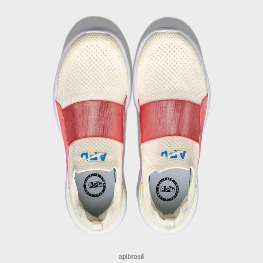 correndo APL felicidade tecnológica 30 intocada/coral de fogo/azul costeiro mulheres PRHR24423