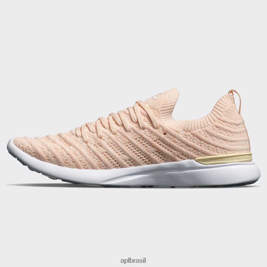 correndo APL onda tecnológica 56 baunilha/creme/melange mulheres PRHR2470