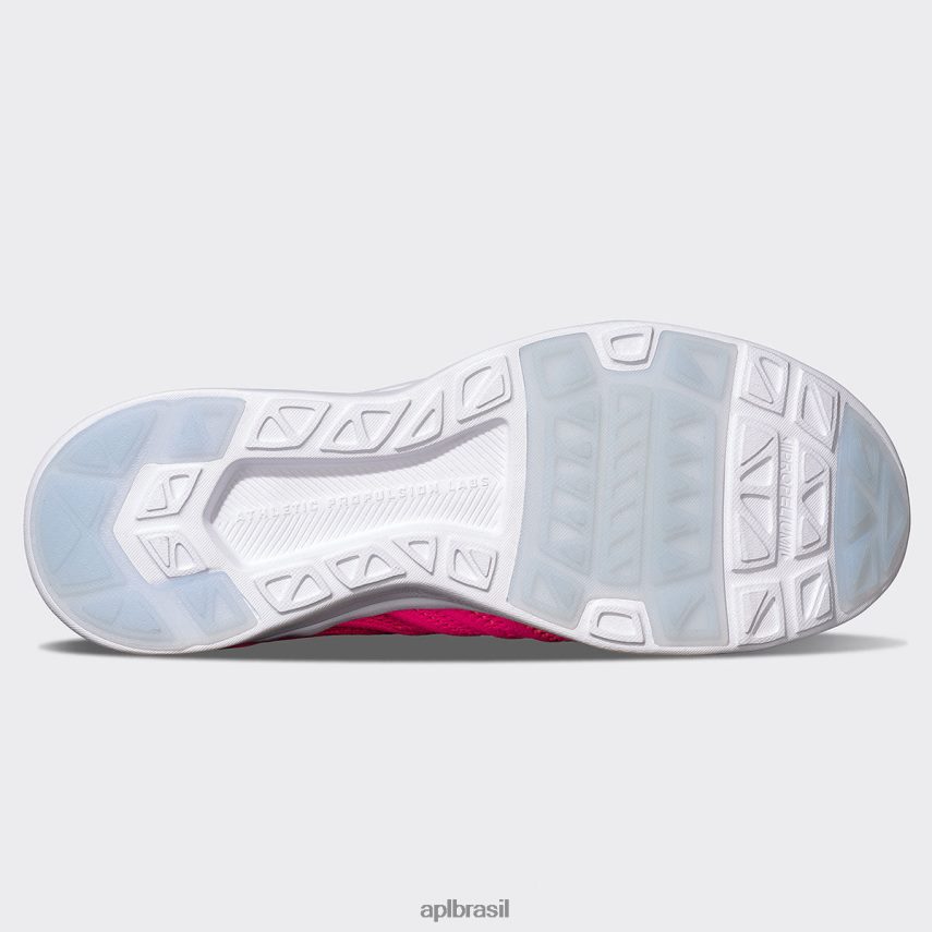 correndo APL onda tecnológica 56 fusão rosa/pêssego neon/branco mulheres PRHR2437