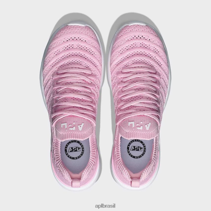correndo APL onda tecnológica 56 rosa suave/rosa branqueado/melange mulheres PRHR2460