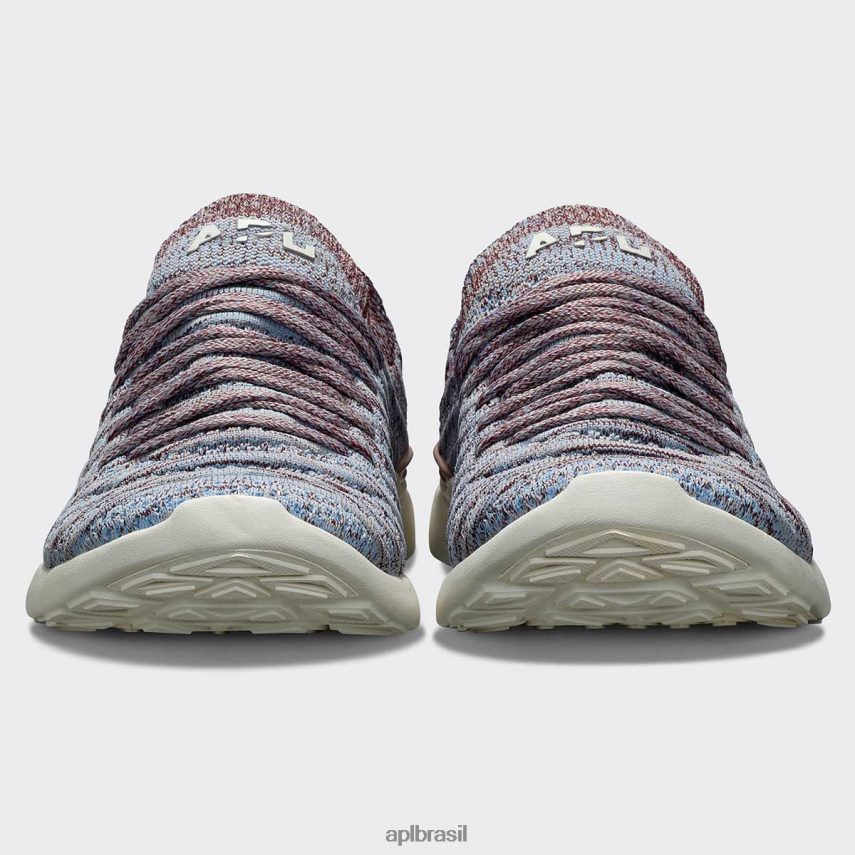 correndo APL onda tecnológica 57 bordô/ar fresco/melange mulheres PRHR2482