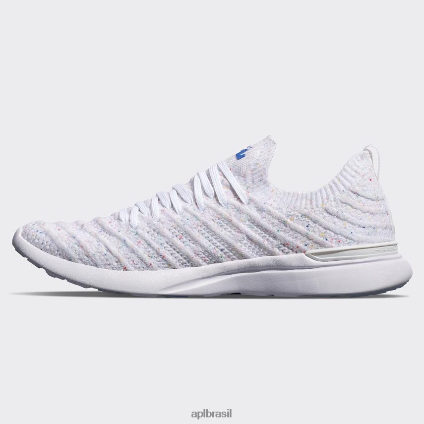 correndo APL onda tecnológica 57 branco/confete mulheres PRHR24122