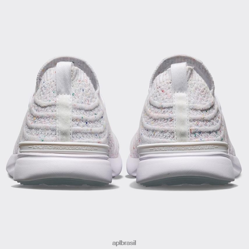 correndo APL onda tecnológica 57 branco/confete mulheres PRHR24122