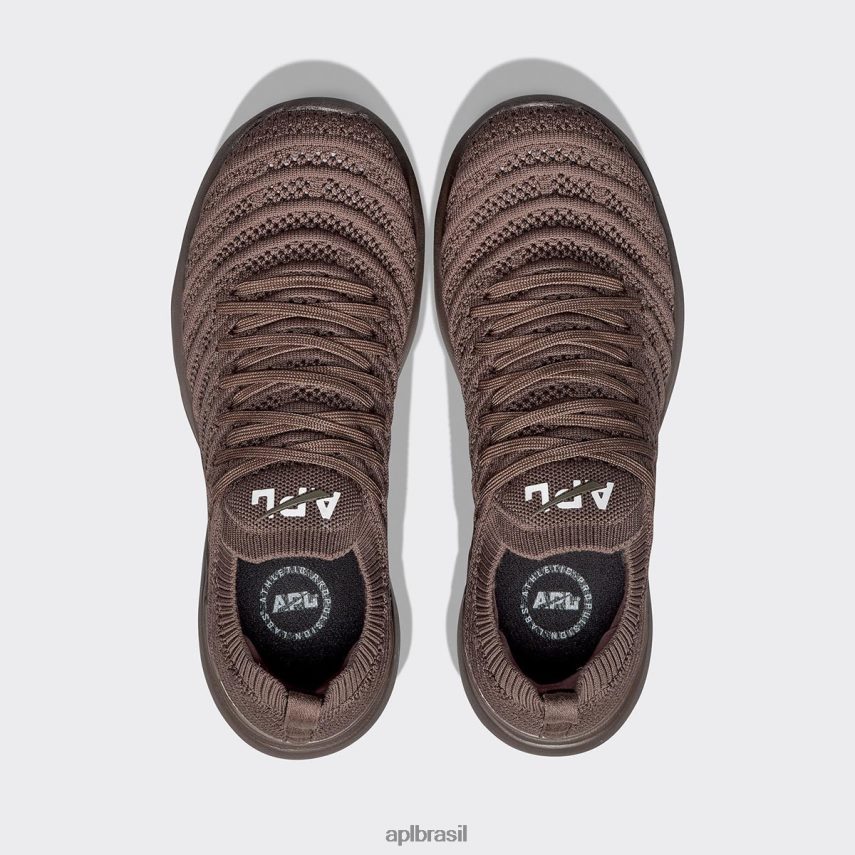 correndo APL onda tecnológica 57 chocolate/branco mulheres PRHR24129