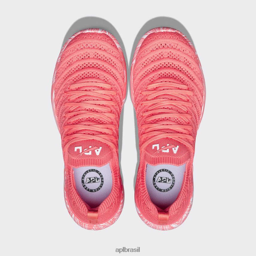 correndo APL onda tecnológica 58 coral de fogo/mármore mulheres PRHR24230