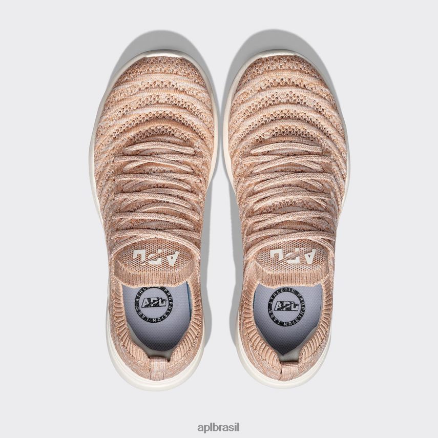 correndo APL onda tecnológica 58 marfim/caramelo/melange mulheres PRHR24196