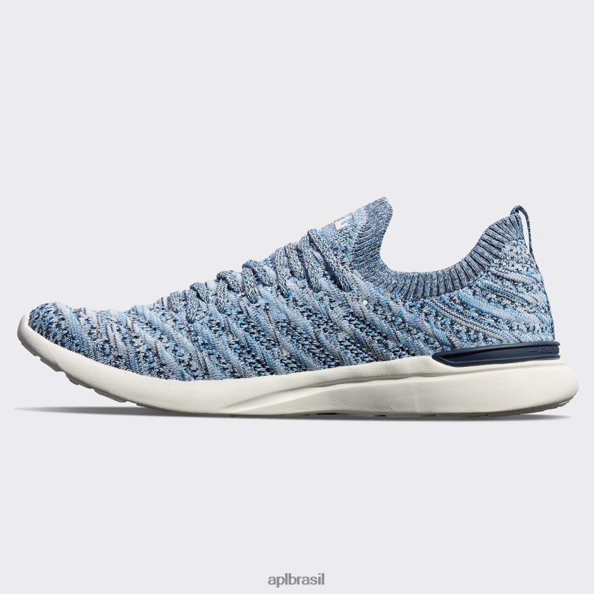 correndo APL onda tecnológica 58 meia-noite/marfim/melange mulheres PRHR24172