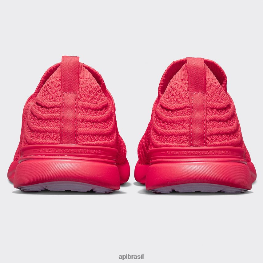 correndo APL onda tecnológica 58 vermelho branco mulheres PRHR24227