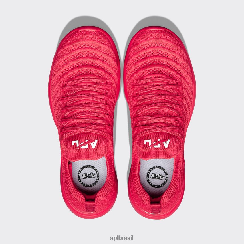 correndo APL onda tecnológica 58 vermelho branco mulheres PRHR24227