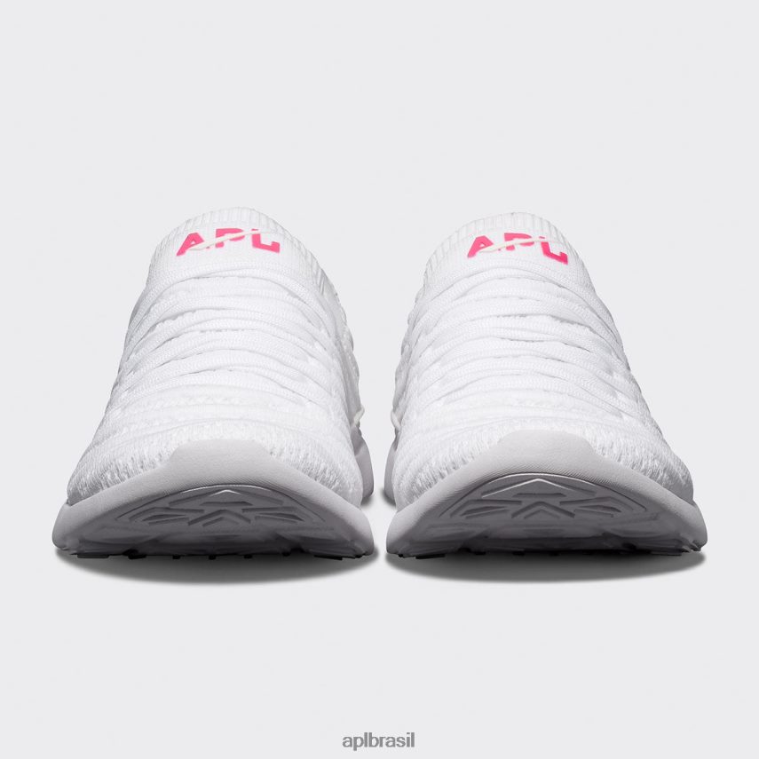 correndo APL onda tecnológica 59 branco/rosa neon mulheres PRHR24309