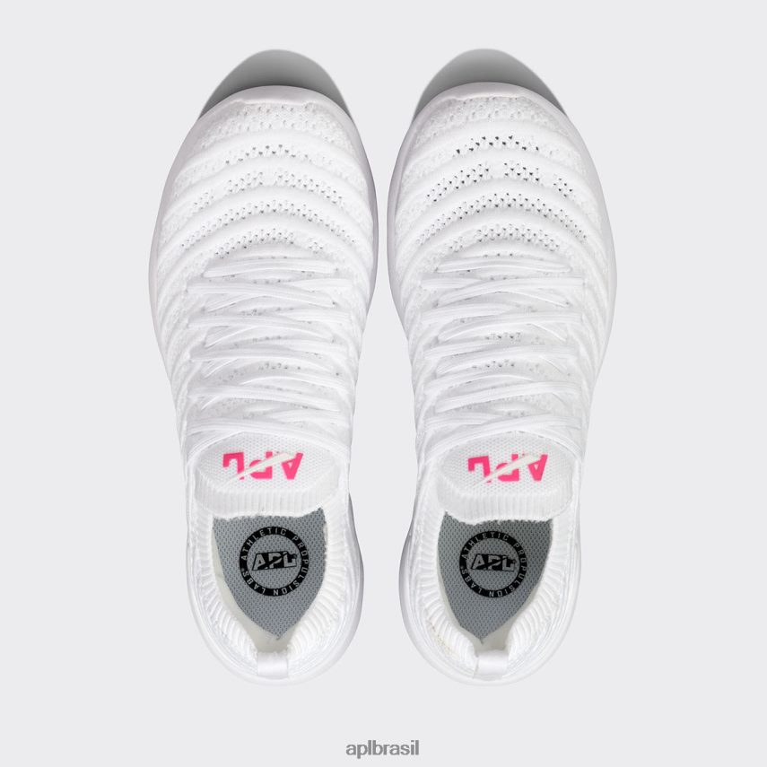 correndo APL onda tecnológica 59 branco/rosa neon mulheres PRHR24309