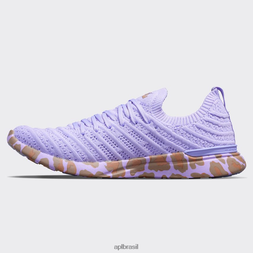 correndo APL onda tecnológica 60 campânula/amêndoa/leopardo mulheres PRHR24404