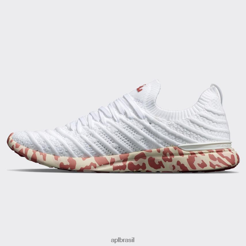 correndo APL onda tecnológica 61 branco/cedro/leopardo mulheres PRHR24424