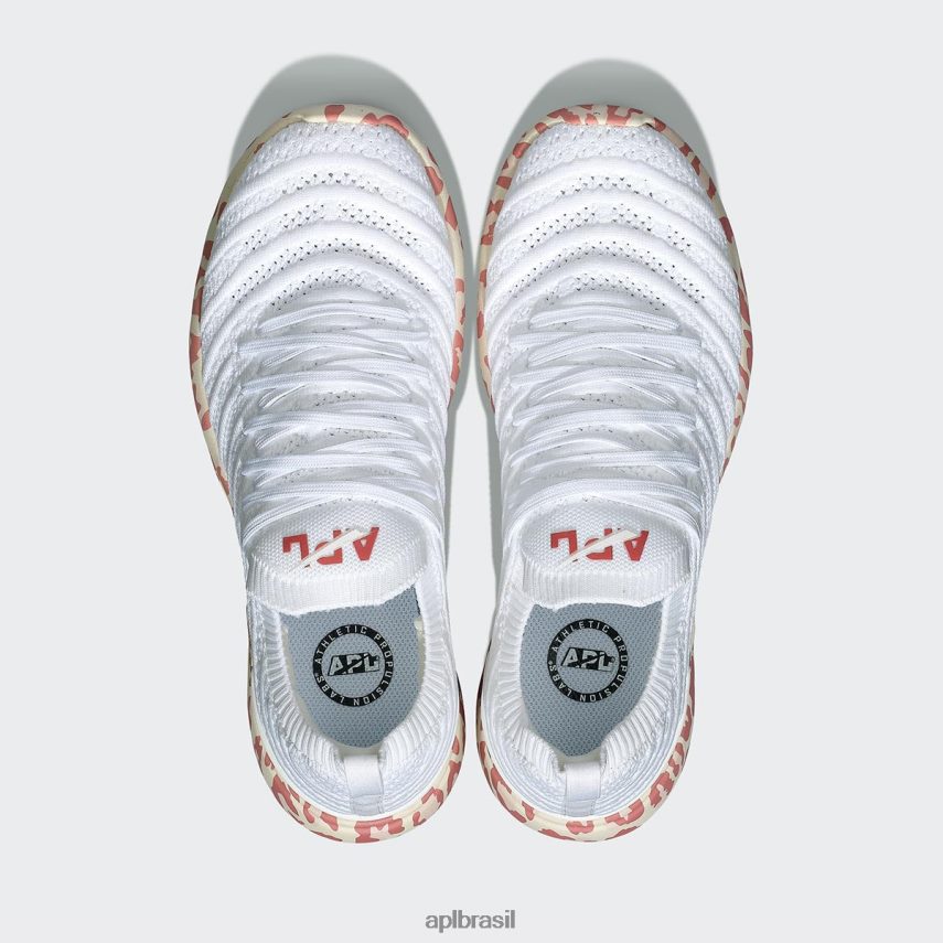 correndo APL onda tecnológica 61 branco/cedro/leopardo mulheres PRHR24424