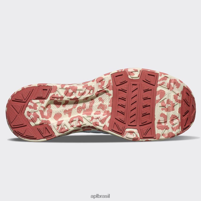 correndo APL onda tecnológica 61 branco/cedro/leopardo mulheres PRHR24424