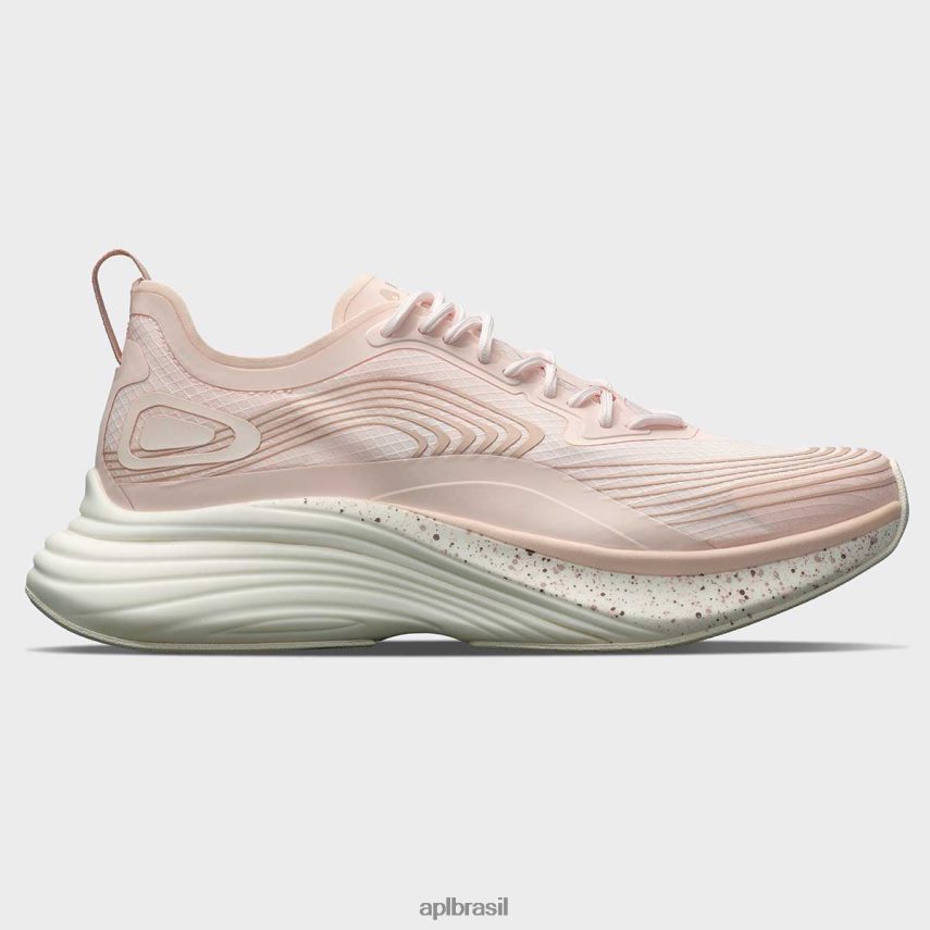 correndo APL simplificar 18 creme/pó de rosa/madeira de praia mulheres PRHR2465