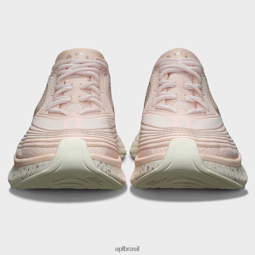 correndo APL simplificar 18 creme/pó de rosa/madeira de praia mulheres PRHR2465