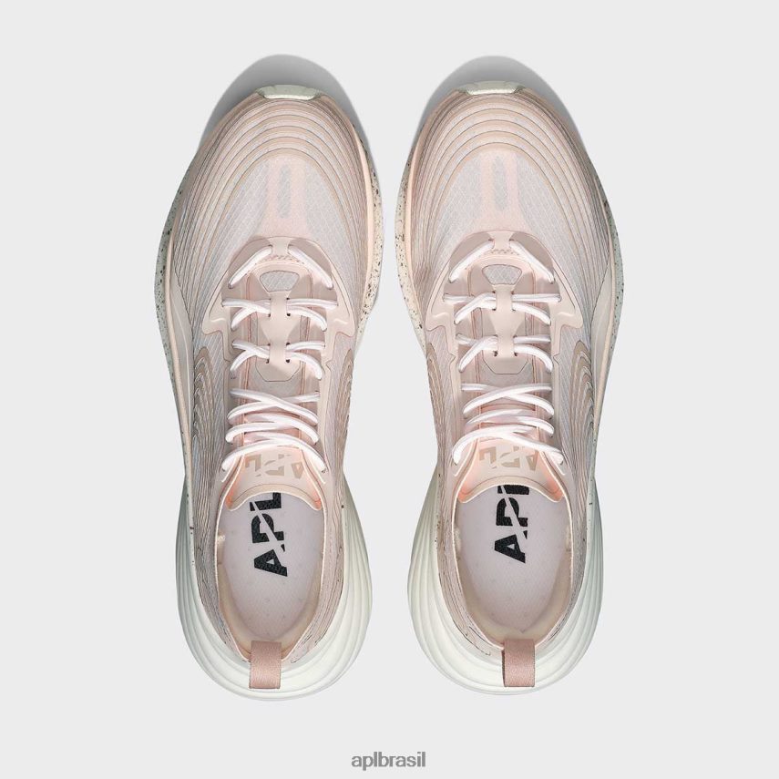 correndo APL simplificar 18 creme/pó de rosa/madeira de praia mulheres PRHR2465