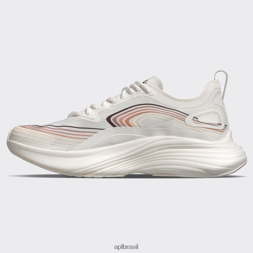 correndo APL simplificar 18 marfim/chocolate/multi mulheres PRHR2443