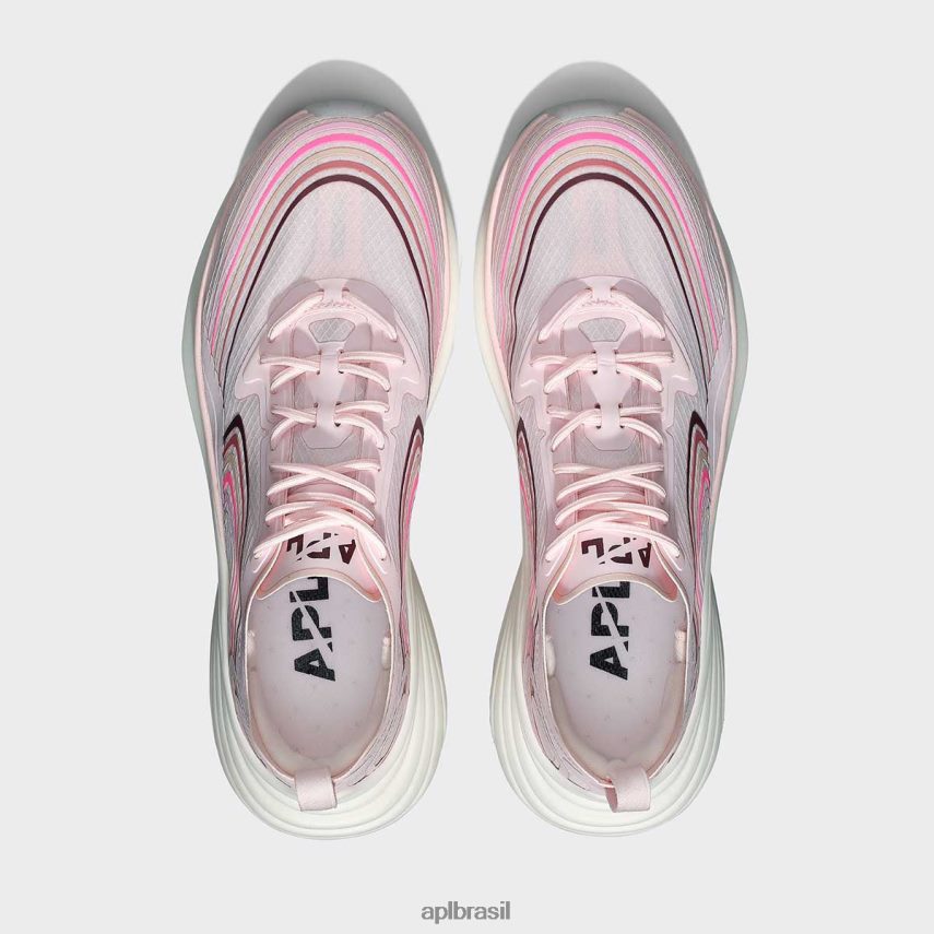 correndo APL simplificar 18 rosa branqueado/bordô/branco mulheres PRHR2464