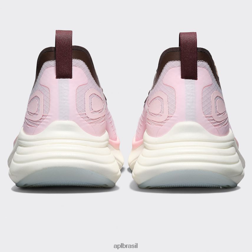 correndo APL simplificar 18 rosa branqueado/chocolate/branco mulheres PRHR2444