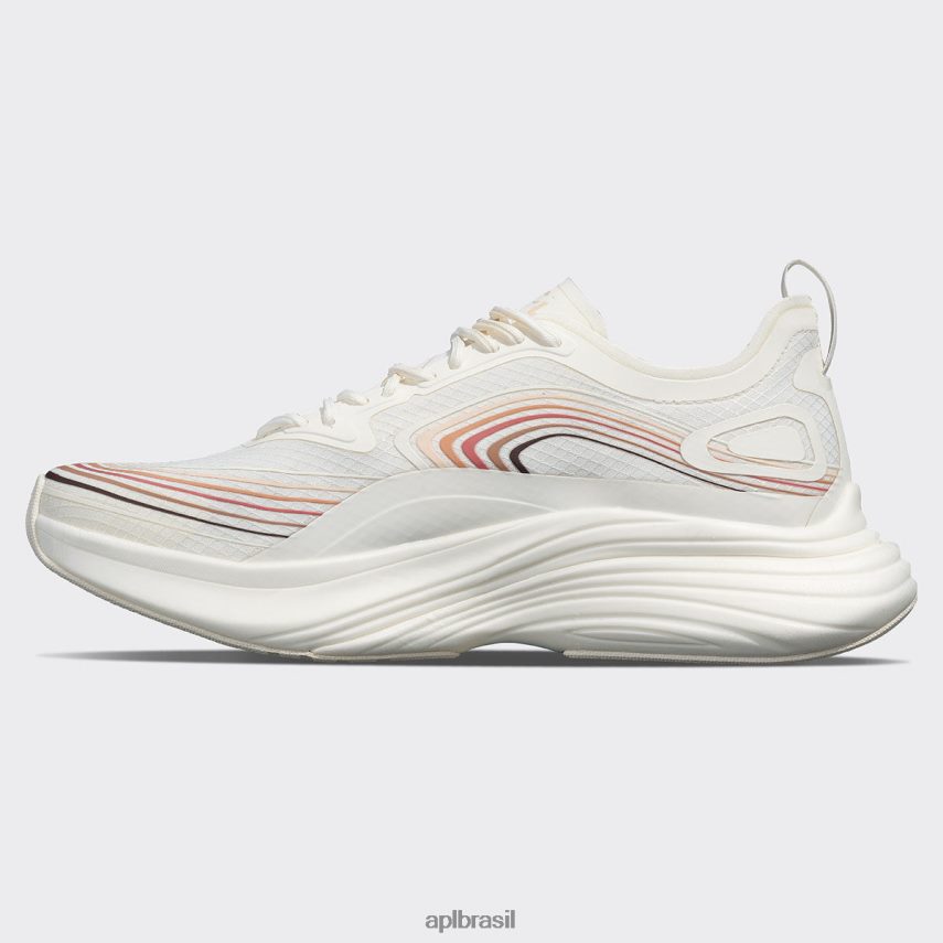 correndo APL simplificar 20 marfim/seda quente/multi mulheres PRHR24235