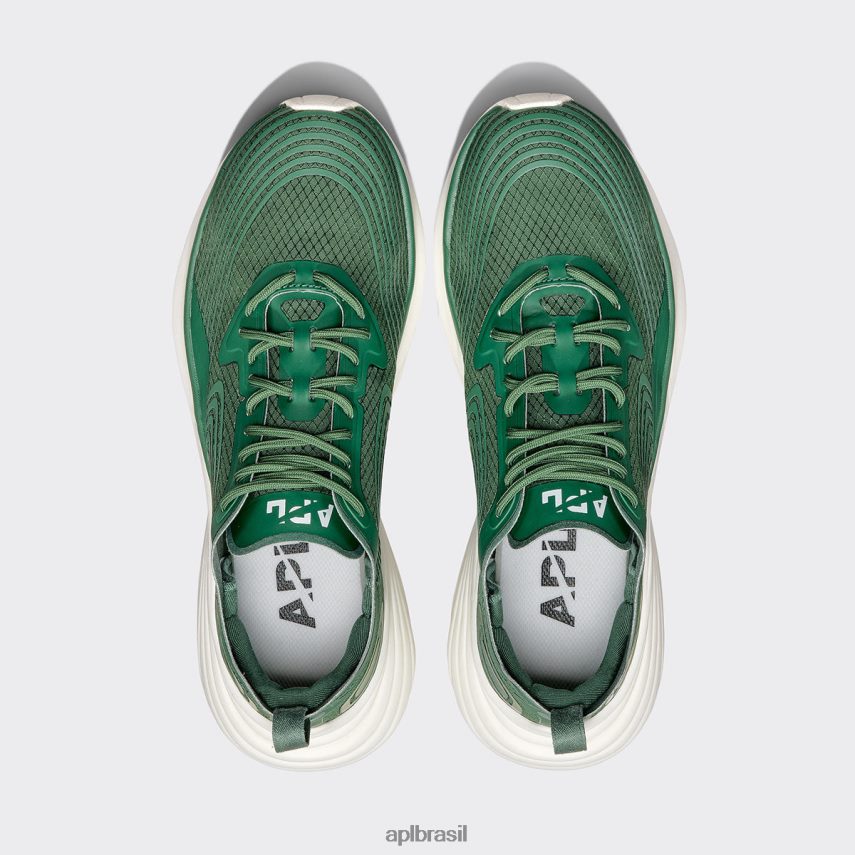 correndo APL simplificar 21 grande verde/branco mulheres PRHR24383