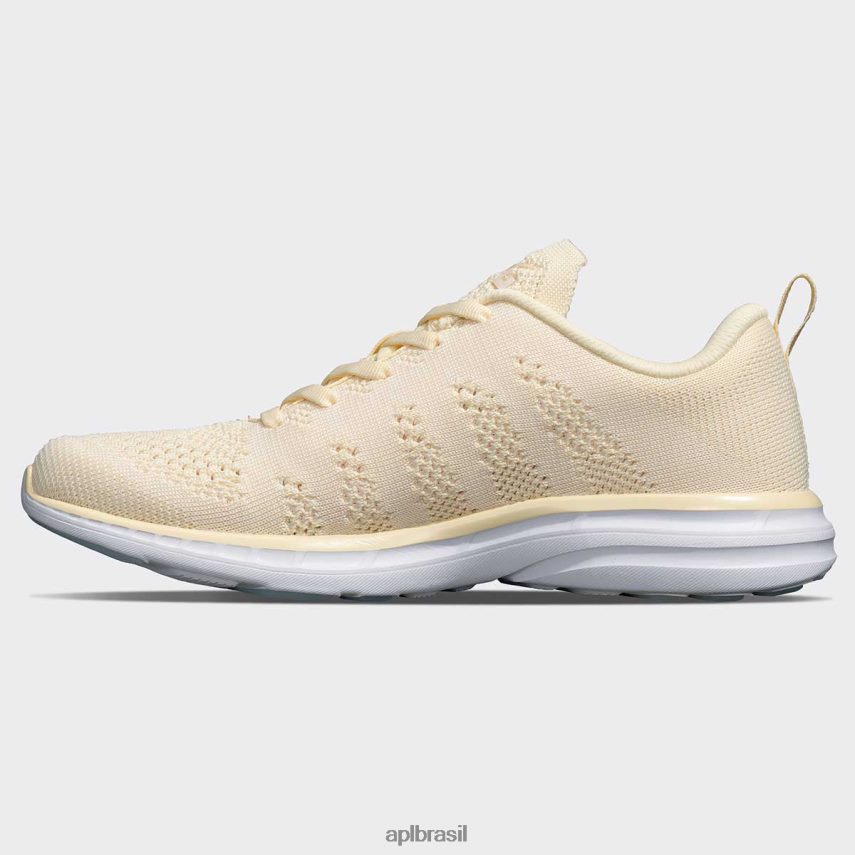 correndo APL techloom profissional 46 baunilha/creme/branco mulheres PRHR2450