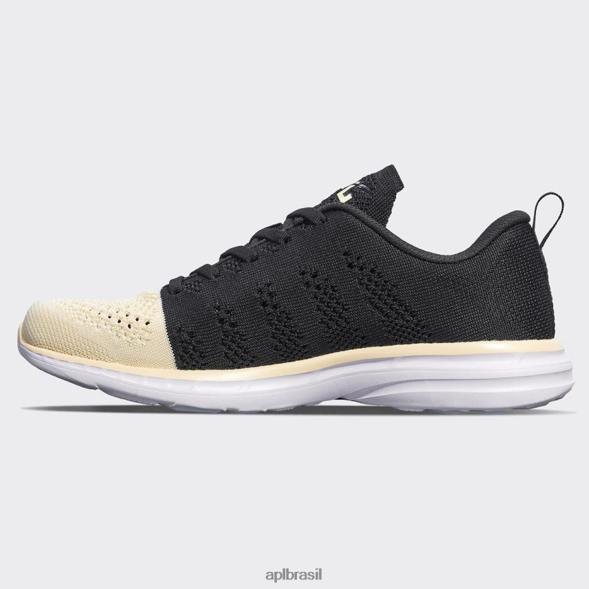 correndo APL techloom profissional 46 baunilha/preto/branco mulheres PRHR24155