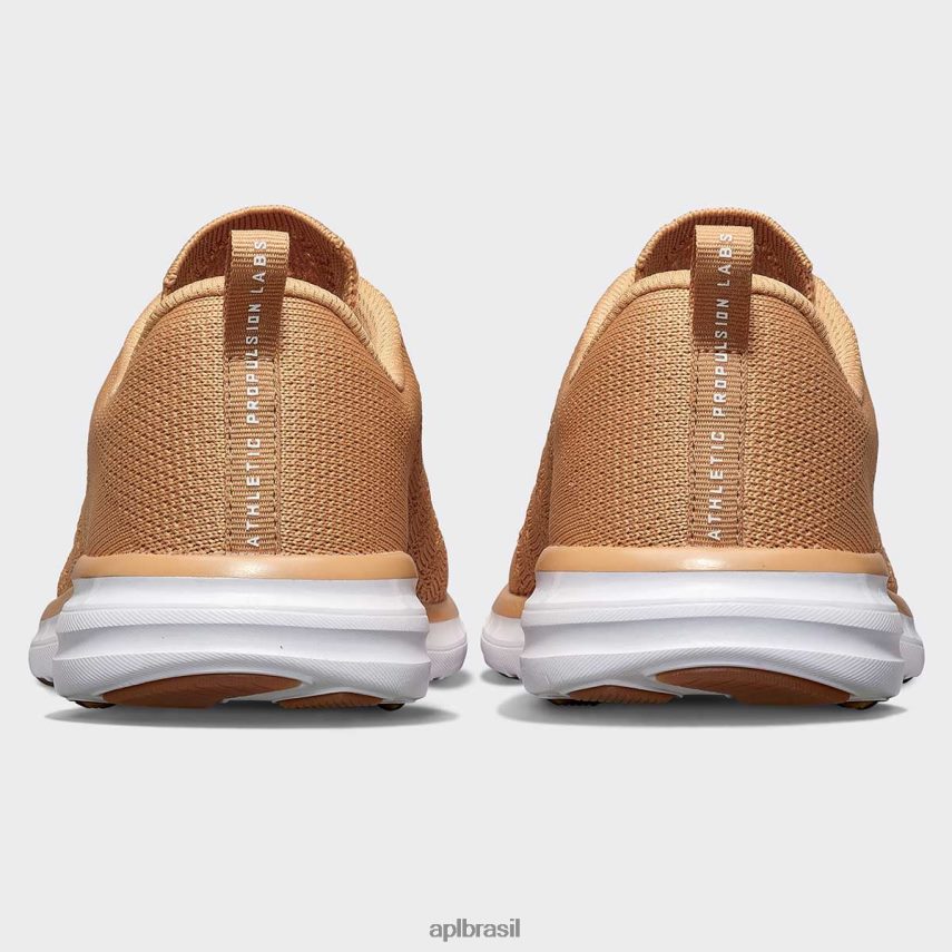 correndo APL techloom profissional 46 bronzeado/marfim/goma mulheres PRHR2451