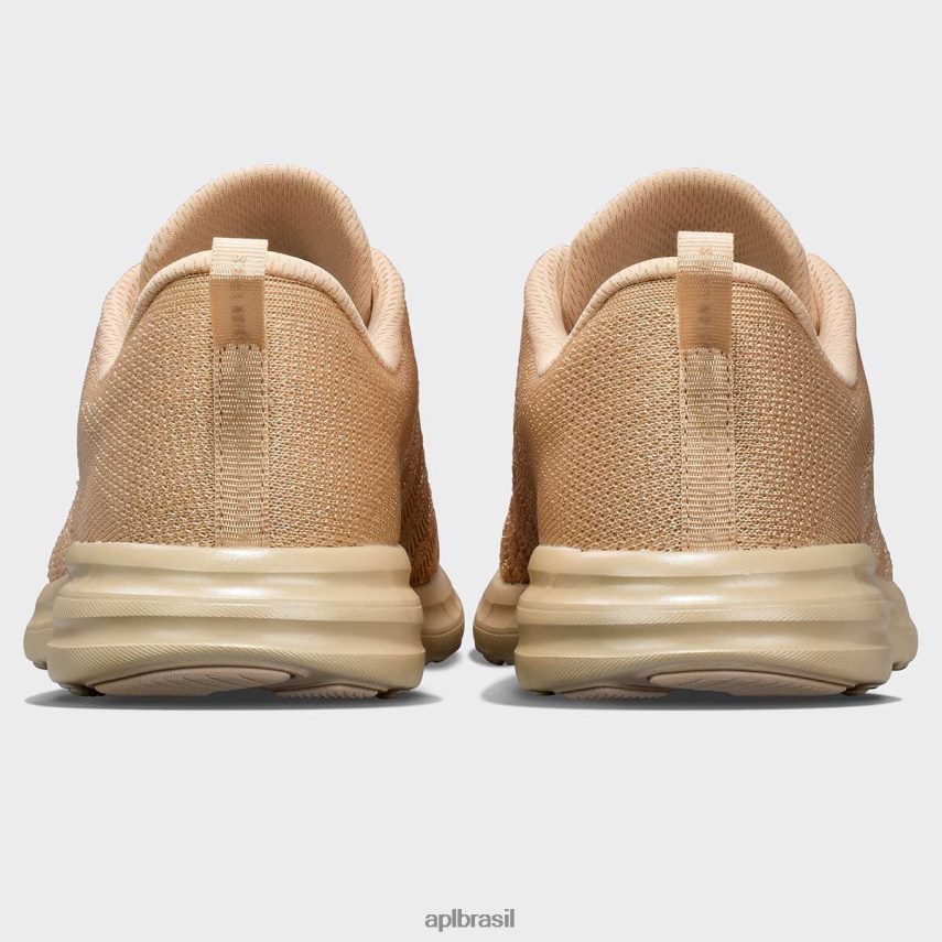 correndo APL techloom profissional 46 champanhe metálico mulheres PRHR24126