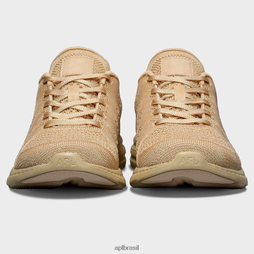 correndo APL techloom profissional 46 champanhe metálico mulheres PRHR24126