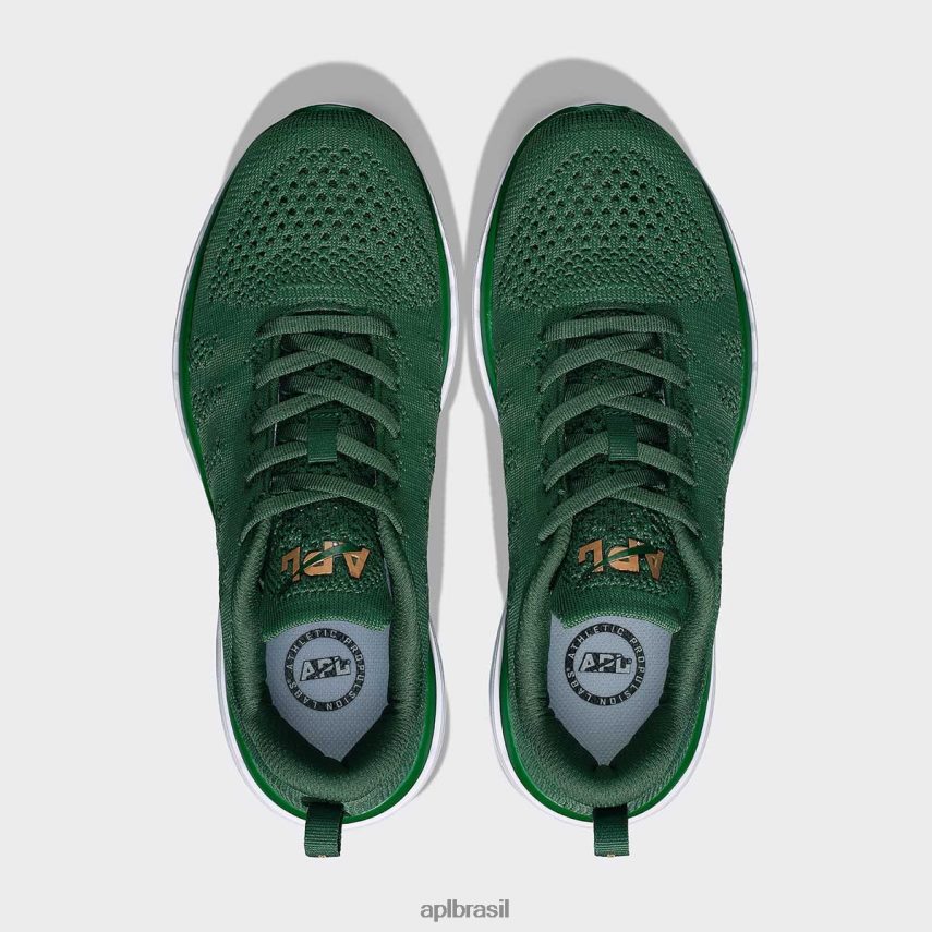 correndo APL techloom profissional 46 grande verde/castanho/goma mulheres PRHR2453
