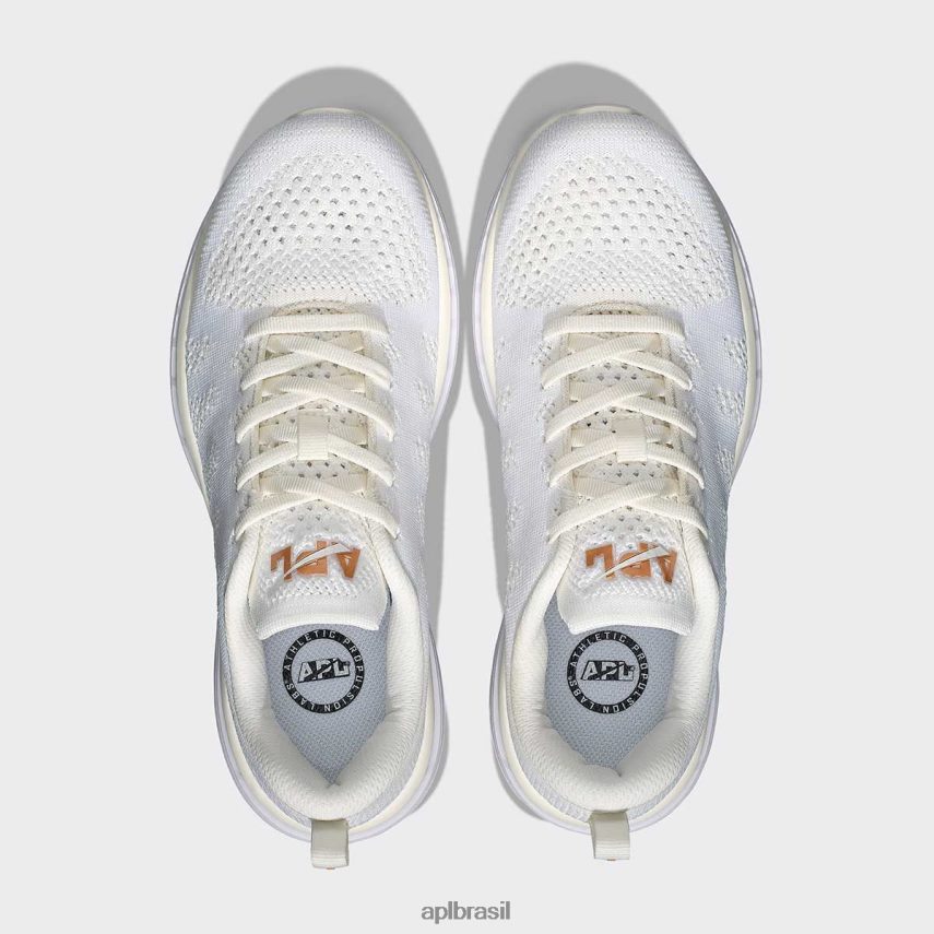 correndo APL techloom profissional 46 marfim/castanho/goma mulheres PRHR2452