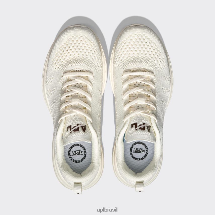 correndo APL techloom profissional 46 marfim/chocolate/goma mulheres PRHR24130