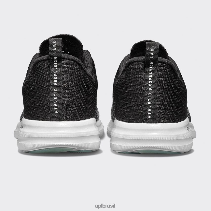 correndo APL techloom profissional 47 branco/cinza urze/preto melange mulheres PRHR24280